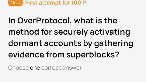 In OverProtocol, what is the method for securely activating dormant accounts by gathering evidence