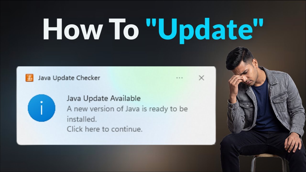 Java Update Available Notification - How To Update Java - Disable Java ...
