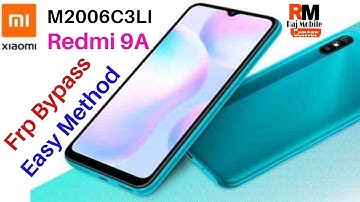 Easy Method | Xioami Redmi 9A Frp Bypass [M2006C3LI] Latest Update