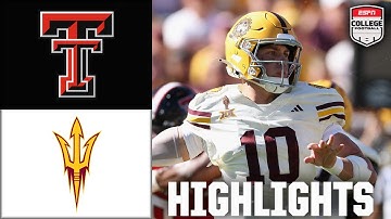 Texas Tech Red Raiders vs. Arizona State Sun Devils | Full Game Highlights | ESPN College Football