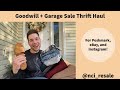 Haul o'Clock! Thrift + Garage Sale Haul To Resell on Poshmark, Instagram, and eBay! @nci_resale