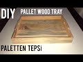 Paletten tepsi yapımı // Making a tray from pallet
