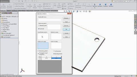 SolidWorks Tutorial For Beginners 50.Table Driven Pattern