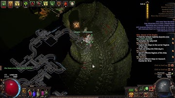 TOXIC SEWER MAP Gameplay with CYCLONE in PATH OF EXILE
