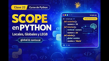 Clase 22 - Scope en Python: variables locales, globales y LEGB