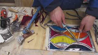 Sophie's Stained Glass | Leaded Glass : Teaching a Complete Beginner, Soldering