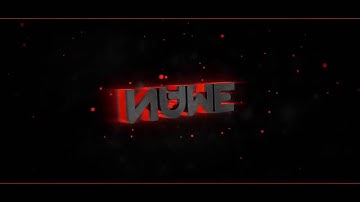 FREE Red INTRO TEMPLATE Blender Only #3