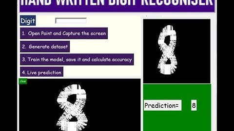 Handwritten Digit Identifier | Demo Video