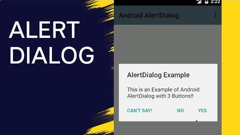 Alert Dialog android | dialogbox android | box Alert android | Alertdialog android studio |