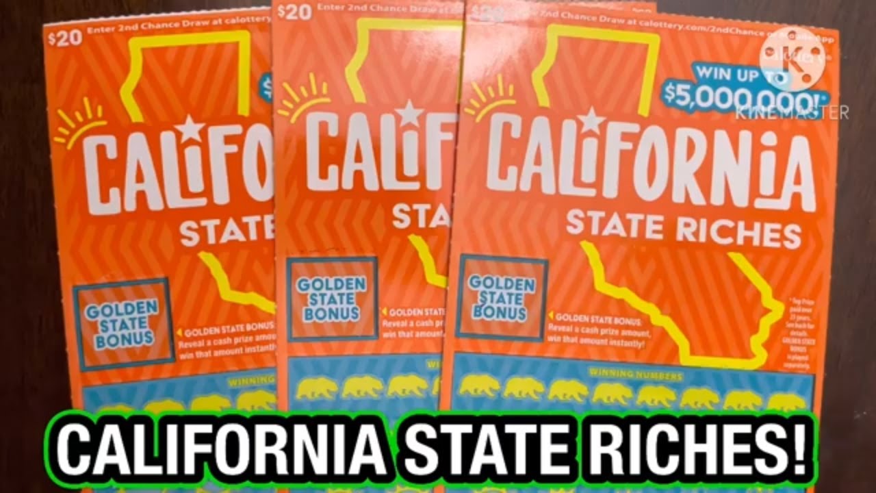 CALIFORNIA STATE RICHES! CA Scratchers YouTube