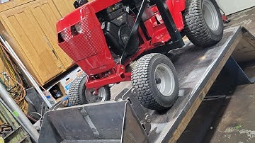 wheelhorse front end loader build part 4