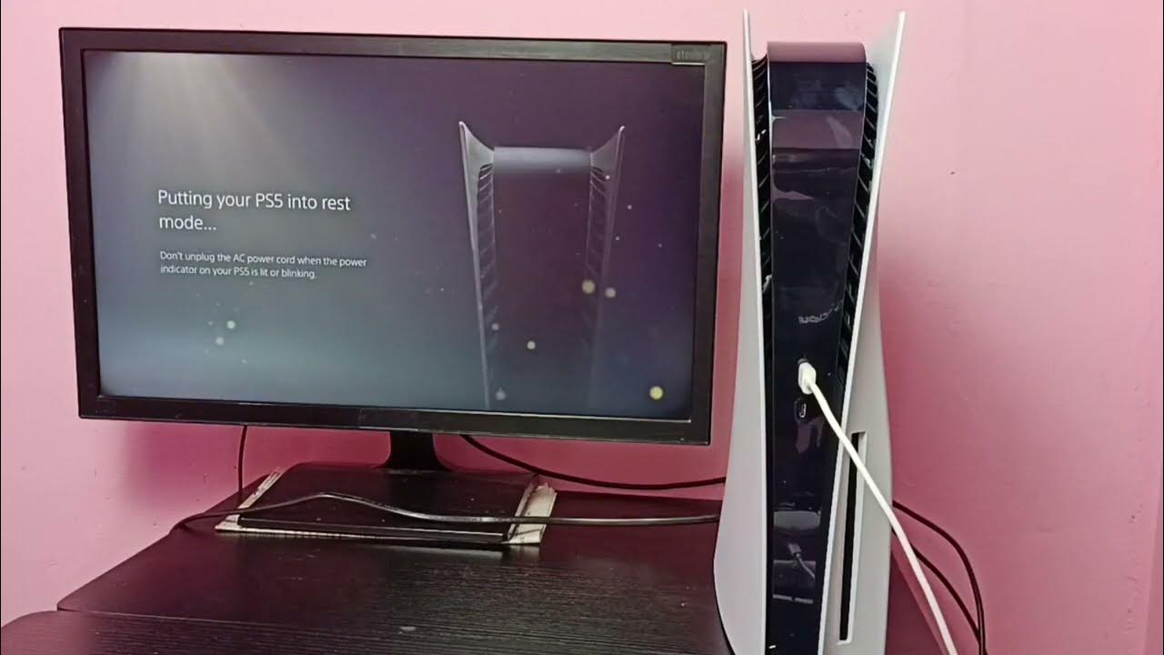 How to Put PS5 into Rest Mode using Power Button | Sony PlayStation 5