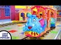 Aku Naik Odong Odong Kereta Api Lucu | Lagu Anak Populer | Ride Mini Train Toys Amusement Park