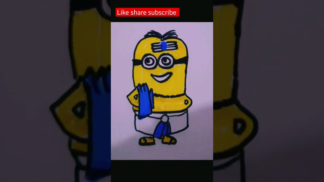 Cute Minions Drawing 💞