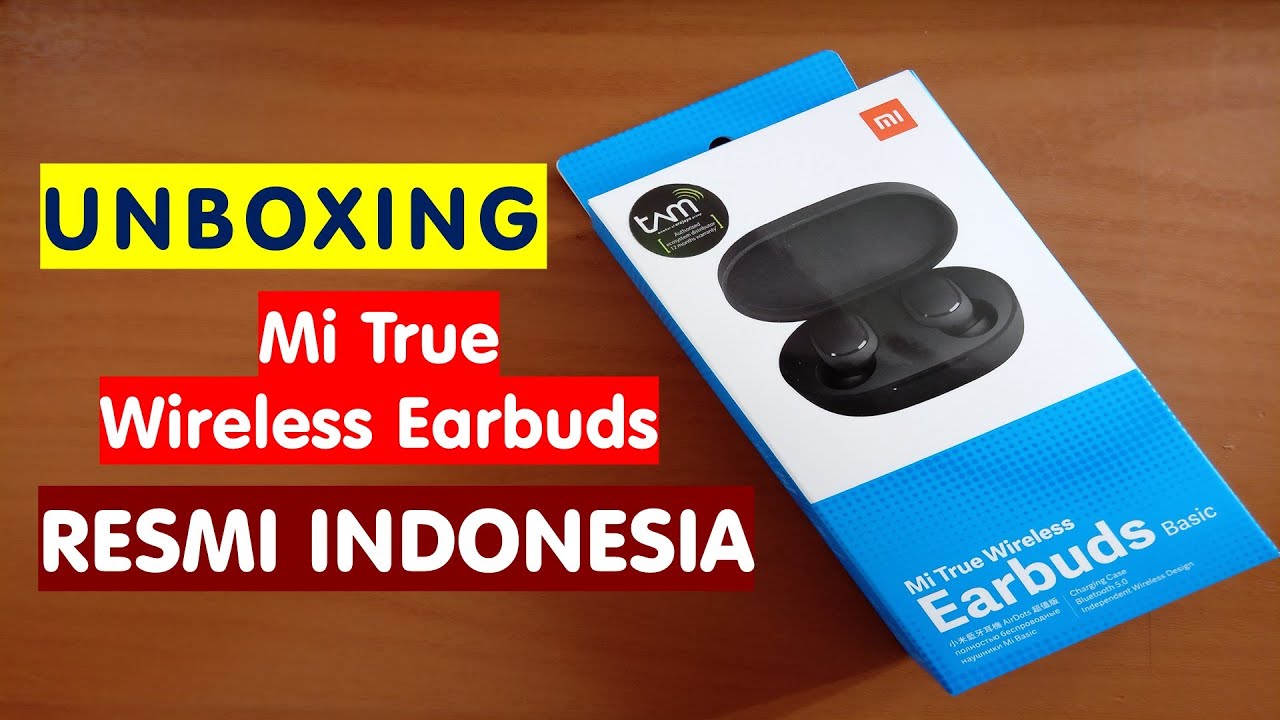 RESMI XIAOMI INDONESIA! UNBOXING Mi True Wireless Earbuds ...