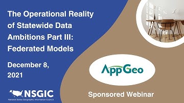 The Operational Reality of Statewide Data Ambitions Part III: Federated Models | December 8, 2021