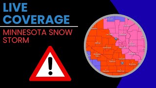 LIVE BLIZZARD Coverage Minnesota