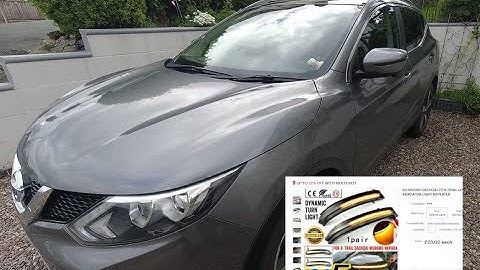 Fitting Dynamic Indicators to a Nissan Qashqai