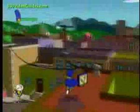 The Simpsons Game - Springfield - Bart