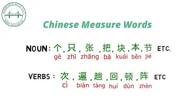 Understand Chinese Measure Words - 数量词 - Chinese Measure Words You MUST KNOW | MandarinWithLily.com