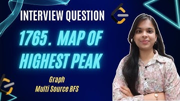 1765. Map of Highest Peak | Multi Source BFS | Leetcode