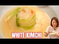 KIMCHI: Non-Spicy White kimchi (Baek Kimchi) [백김치 레시피] 🇰🇷TRADITIONAL &🌱 VEGAN Recipes [白キムチ]