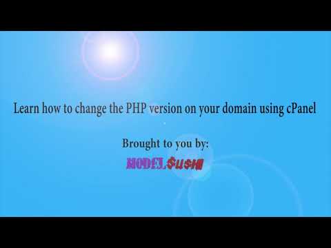 Learn how to change the PHP version on your domain using cPanel with MODELSUSHI