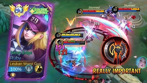 THE BEST WAY TO SUSTAIN AND BURST USING RUBY!!💗BEST RUBY BUILD AND ROTATION 2025