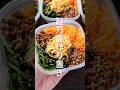 【１食１５０円！たった４分で食べられる超便利な冷凍作り置き】「冷凍ビビンバ弁当」の作り方 #shorts #recipe #cooking