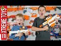 Million Subscriber Madness! Day in the Life of Ethan and Cole. Sneak Attack Squad Nerf Battle!
