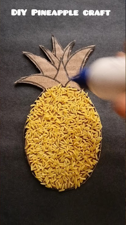 pineapple drawing | Diy pineapple #kids #craftideas  #craft #diy #shorts #viralshort #kids