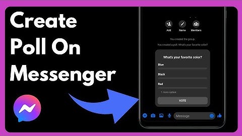 How To Create A Poll On Messenger | Simple And Easy (2024)