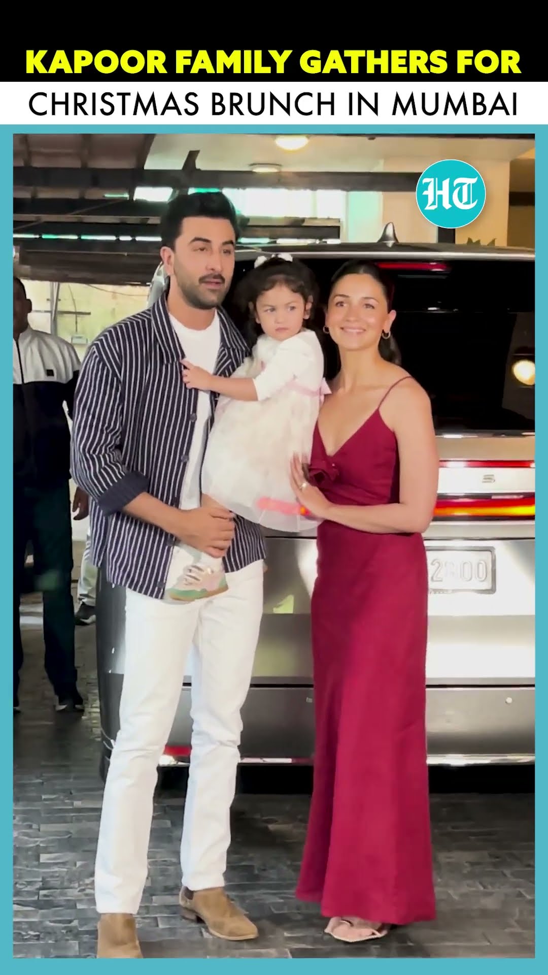 Ranbir, Alia \u0026 Raha Visit Late Shashi Kapoor's Residence For Christmas Brunch