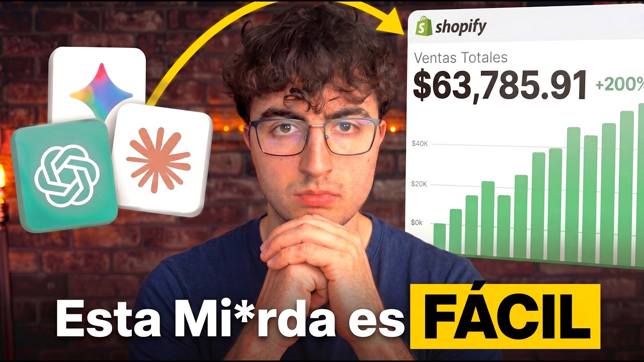 Cómo Creé una Tienda de Shopify con IA en 18 Minutos
