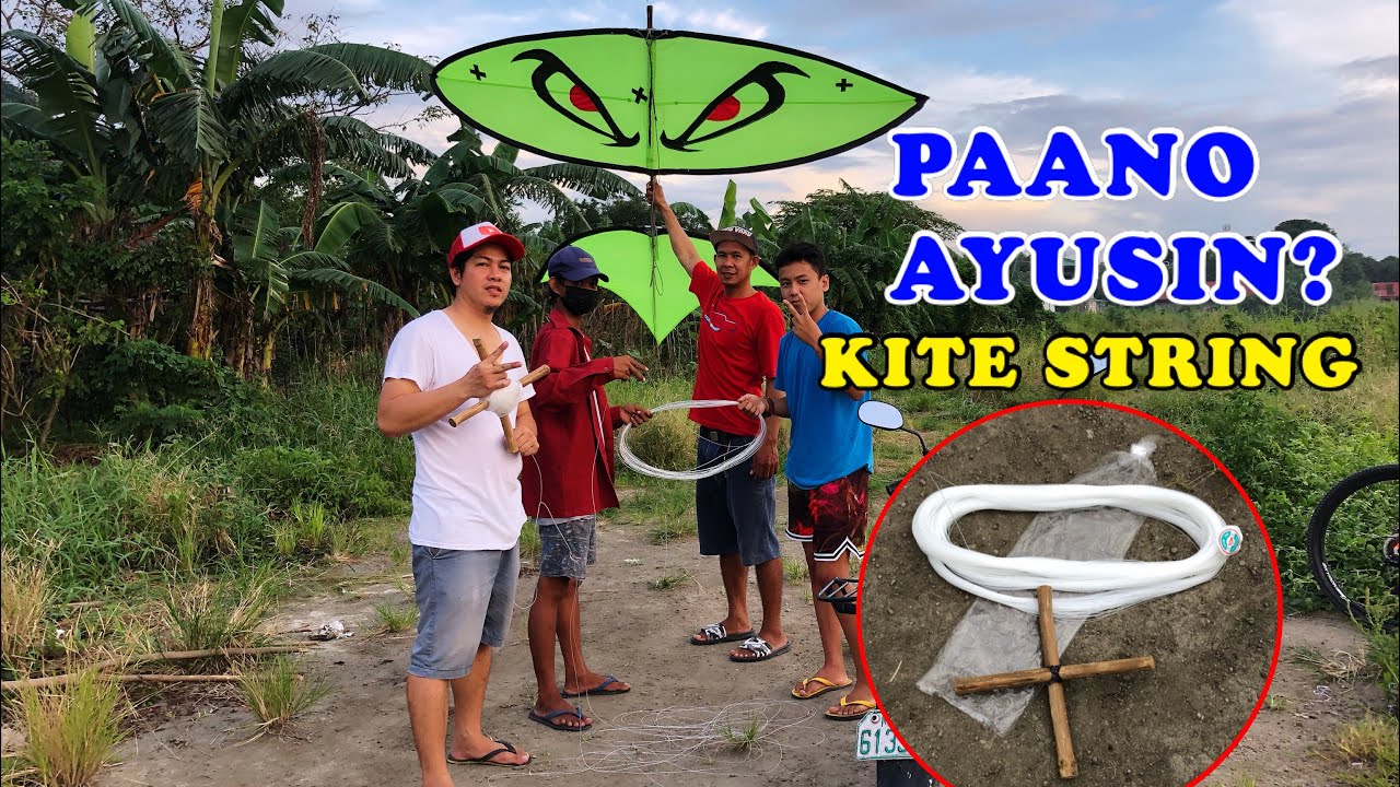 HOW TO FIX A KITE STRING(PAANO AYUSIN ANG TANSE NG SARANGGOLA| KITE VLOG