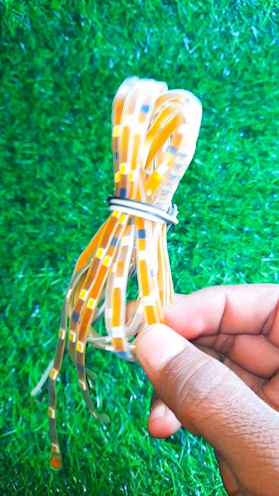 12v led light strip on 9v battery #shorts #youtubeshorts