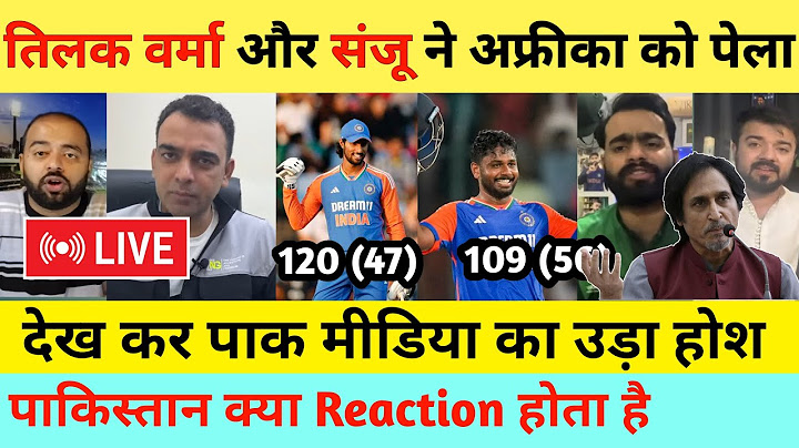 Pak Media Shocked on Ind 283 Vs SA | Tilak 120 & Sanju 100 Vs SA | IND Beat SA by 135 Runs