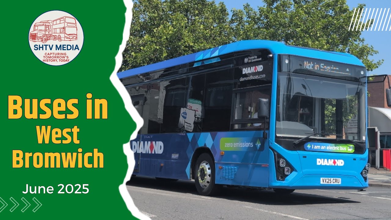 🚌 Afternoon Bus Spotting in West Bromwich | June 2025