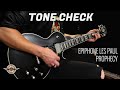 TONE CHECK: Epiphone Les Paul Prophecy Guitar Demo | No Talking