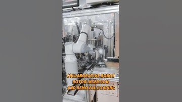 Collaborative Robots: Rotor Burn-In Loading and Unloading #collaborativerobots #loadingandunloading