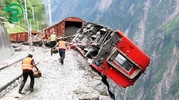 Most Dangerous Roads And Railway Tracks In The World - Part 7