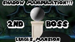 A shadow manipulating ghost calls for??:Luigi's Mansion Gamecube