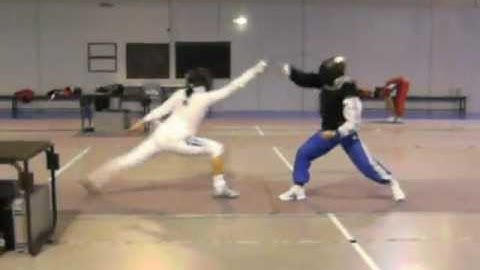 Greek epee lesson world cup women paris 2009