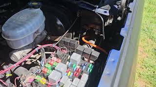 Uo107 engine reduce power hopefully iv fixed it with grounds.