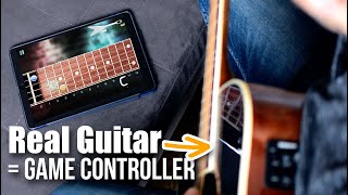 Use your real guitar as a game controller - Guitar Blast (iOS Game) - Gameplay screenshot 2