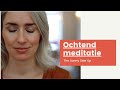 Ochtend meditatie uit The Sanny Side Up planner | Sanny zoekt Geluk