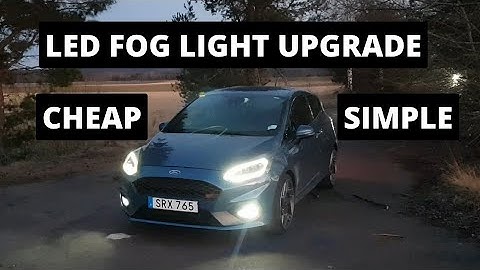 LED Fog Light Upgrade FULL TUTORIAL  | Fiesta MK8