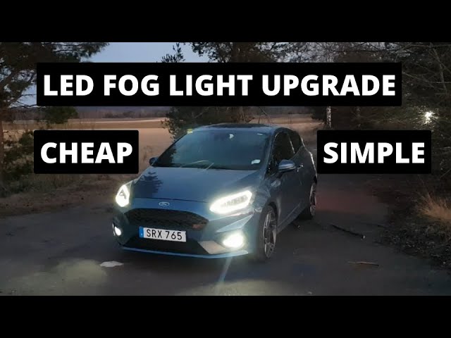 Bebrejde kuvert Intensiv LED Fog Light Upgrade FULL TUTORIAL | Fiesta MK8 - YouTube