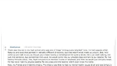 'I went to high school with a wizard...'