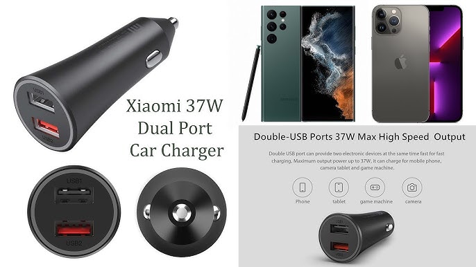 Mi 37w Dual Port Car Charger